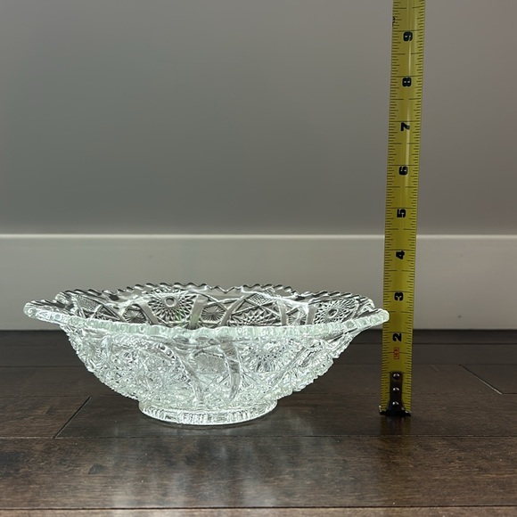 Vintage Bellaire Pattern Glass Bowl #505 by Imperial Glass Co. (Reproduction) - Picture 10 of 11